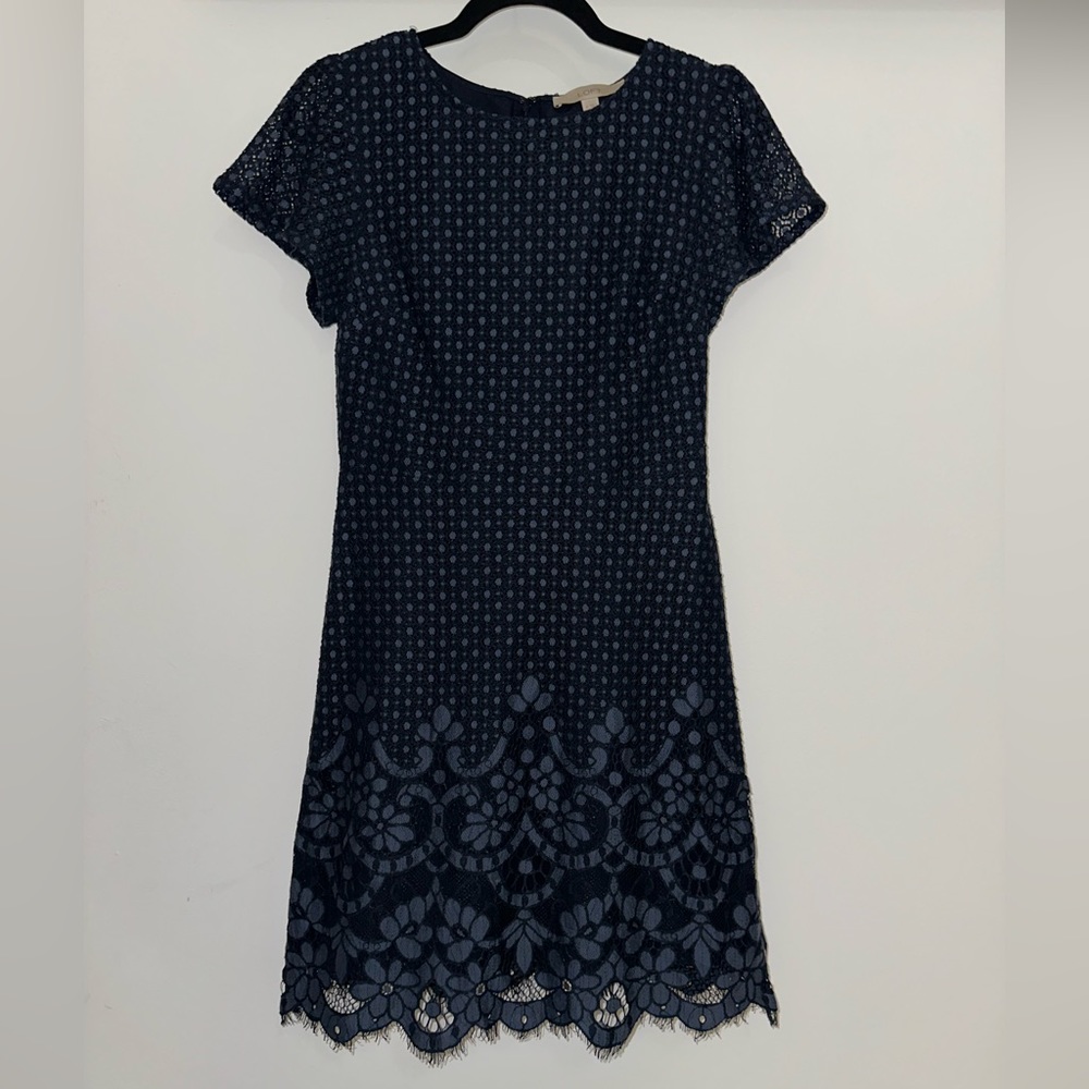Navy Lace Dress